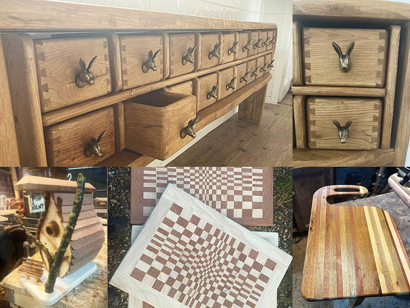 Examples of Simon's woodwork including the custom drawers he made for the bathroom. LICENSE EXPIRES: PERPETUAL - LICENSE BY: Ford Europe LICENSE SCOPE: A - Earned editorial, press releases, press kits. B - All non-broadcast digital and online media. C - All non-broadcast digital and online media, plus Retail and POS (showrooms, events etc). D - All print media (newspaper, magazine etc) REGION: Global COPYRIGHT AND IMAGE RIGHTS: This content is solely for editorial use and for providing individual users with information. Any storage in databases, or any distribution to third parties within the scope of commercial use, or for commercial use is permitted with written consent from Ford of Europe only.
